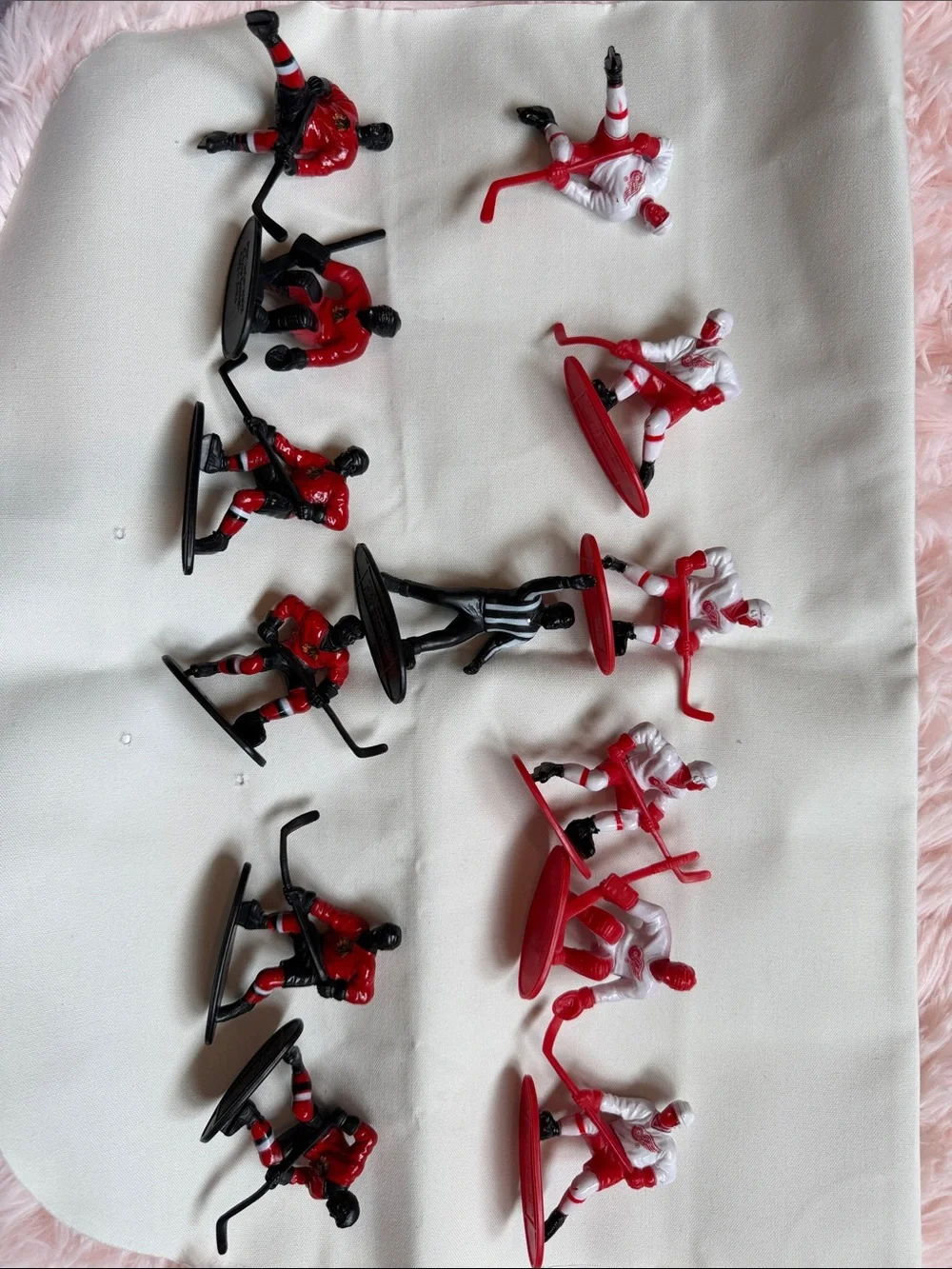 NHL Hockey Guys Playset - Blackhawks & Redwings